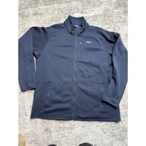 Patagonia Men's XXL Blue Better Sweater Full Zip Fleece Jacket Outdoor Gorpcore